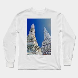 Prangs at Wat Arun, Bangkok Long Sleeve T-Shirt